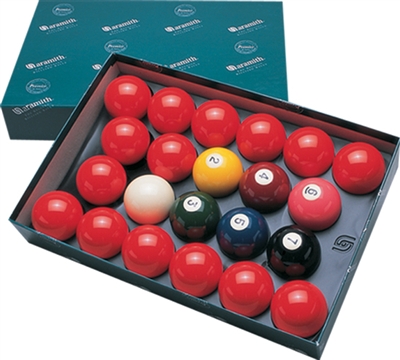 Aramith 2 1/4 Numbered Snooker Ball Set